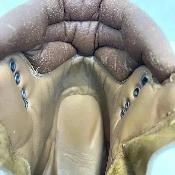 SPLIT LEATHER UPPER BOOTS Vintage Men's Colorado Brown Suede Hiking Boot Sz 6.5M - Picture 5 of 10